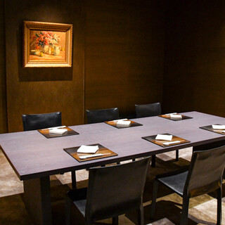 The beginning of a luxurious moment ◆ Relax in a private room.