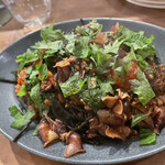 ODETTER - イカスミ、ホタルイカ、大葉のトマトパスタ！ホタルイカたんまりで、美味ーーーーい！