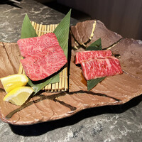 北新地焼肉 きらく - 和牛ハラミと和牛サガリ