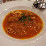 ラファミリア - トリッパのトマト煮込み(800円)