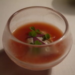 Restaurant Satoshi.F - 蛤のガスパチョ