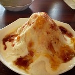 カワグチ喫茶 - スペシャルヨーグルトかき氷¥700
