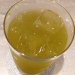 立川 鉄板焼 ステーキ 天 - 緑茶・５５０円