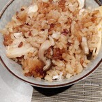 立川 鉄板焼 ステーキ 天 - 炊込みご飯