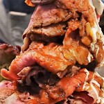 爆丼屋 - ローストビーフ(タワー部分)