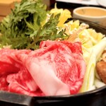 Shabushabu Mito - 常陸牛すきやきのコース