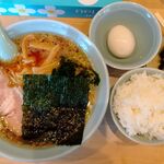 Ramen Shiomiken - 醬油ラーメン＆味玉＆小ライス2