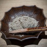 日本料理FUJI - これも目の前で蕨粉を練って、出来立てをいただきます。