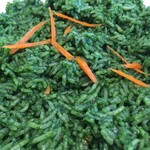 Banguradhissyukare rani - 緑が鮮やか！ほうれん草ポラオ