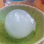 そば処 赤星 - そば湯氷