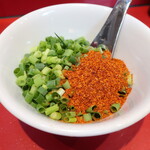 ラーメン二郎 - 待ってる間にカスタマイズ♪