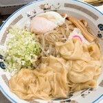 中華そば みたか - ワンタンメン油そば半熟卵つき