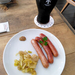 テガミシャブルワリー - ３種のソーセージの盛り合わせ