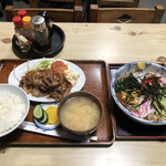 Edoya - ♪特命'sセレクション
                        焼肉定食¥750 冷やし中華¥650