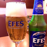 DENIZ TURKISH CAFE & BAR - エフェスビール　EFES