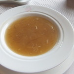 中国料理 桃林 - 蟹肉入りふかひれスープ
