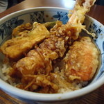 Soba Dokoro Takanoya - ご飯一膳分のミニ天丼