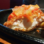 焼肉&グリル　貴坂 - コンビランチ（和牛100％ハンバーグステーキと朝びき若鶏のカツレツ）