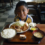 夢屋 - 日替わりランチ普通盛り（500円）