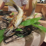 帰燕 - 栃木・那珂川の鮎の焼きものです。