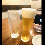 da Uma - 生ビールとチェイサー　　byまみこまみこ