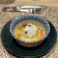 中国菜 ARATA - 鱧のサンラー茶碗蒸し。