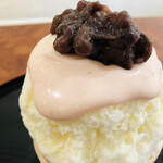 こひる庵 - あんこを乗せてさくらもち風⁈w