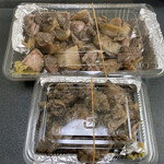 福鶏 - 上：モモ（約２５０ｇ）９７０円　下：ハラミ小（約１２７ｇ）５００⭕️