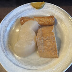 おかめ - 大根、ごぼ天、厚揚げ