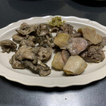 福鶏 - ハラミとモモ　盛り付け例