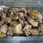 福鶏 - モモ　近景