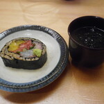 羽田市場 ギンザセブン - 太巻、スープ