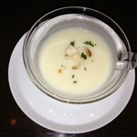 居隠 - 南瓜と玉葱の冷製スープ