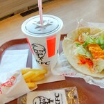 ケンタッキー フライドチキン - 料理写真:ランチWペッパーマヨツイスター