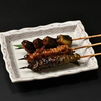 串焼き三種盛り（カブト、ハラス、ヒレ巻）