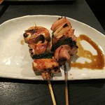 鳥宮 - 炭火焼きねぎま他