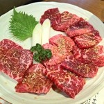 焼肉道 天火 - 極上ロース2人前