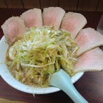 関越ラーメン 仙龍 - チャーシューメン＋ネギネギ