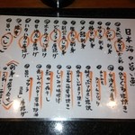 駅前囲酒屋 狼煙 - 日本海の旨い魚・メニュー