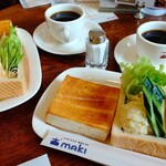 COFFEE HOUSE maki - モーニングセット780円
