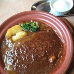 フライングガーデン - カレーハンバーグランチ