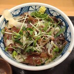 まぐろ市場 - かつおたたき手こね丼。