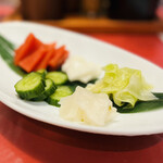 元蔵 - ◆錦・打田の漬け物盛り合わせ