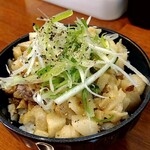 俺の中華たなか家 - 「背脂飯」着碗＼(^o^)／　やはり♪旨し(๑´ڡ`๑)