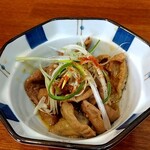 俺の中華たなか家 - 「サービスおつまみ」をアップでパチリ♯　嬉しい♥️サービス（*^_^*）v