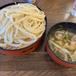 元祖田舎っぺうどん - 塩肉ネギうどん並