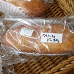 パン工房 結 - クリームドーナツ160円