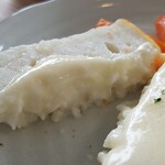 キッチン ブルー グローブ - 反対側から