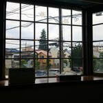 キッチン ブルー グローブ - 久々二階のテラス窓