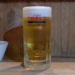 上町ラヂヲ - スーパードライ生ビール